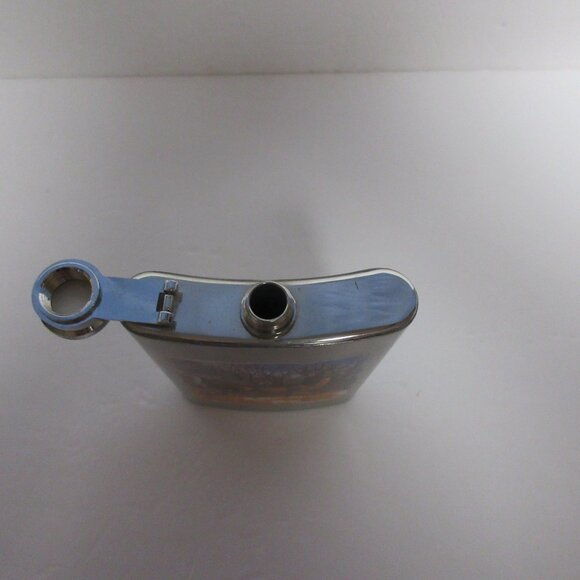 Flask Buck Deer Hunter Outdoors Hunting 9 oz. Stainless Steel Whisky - Picture 4 of 5